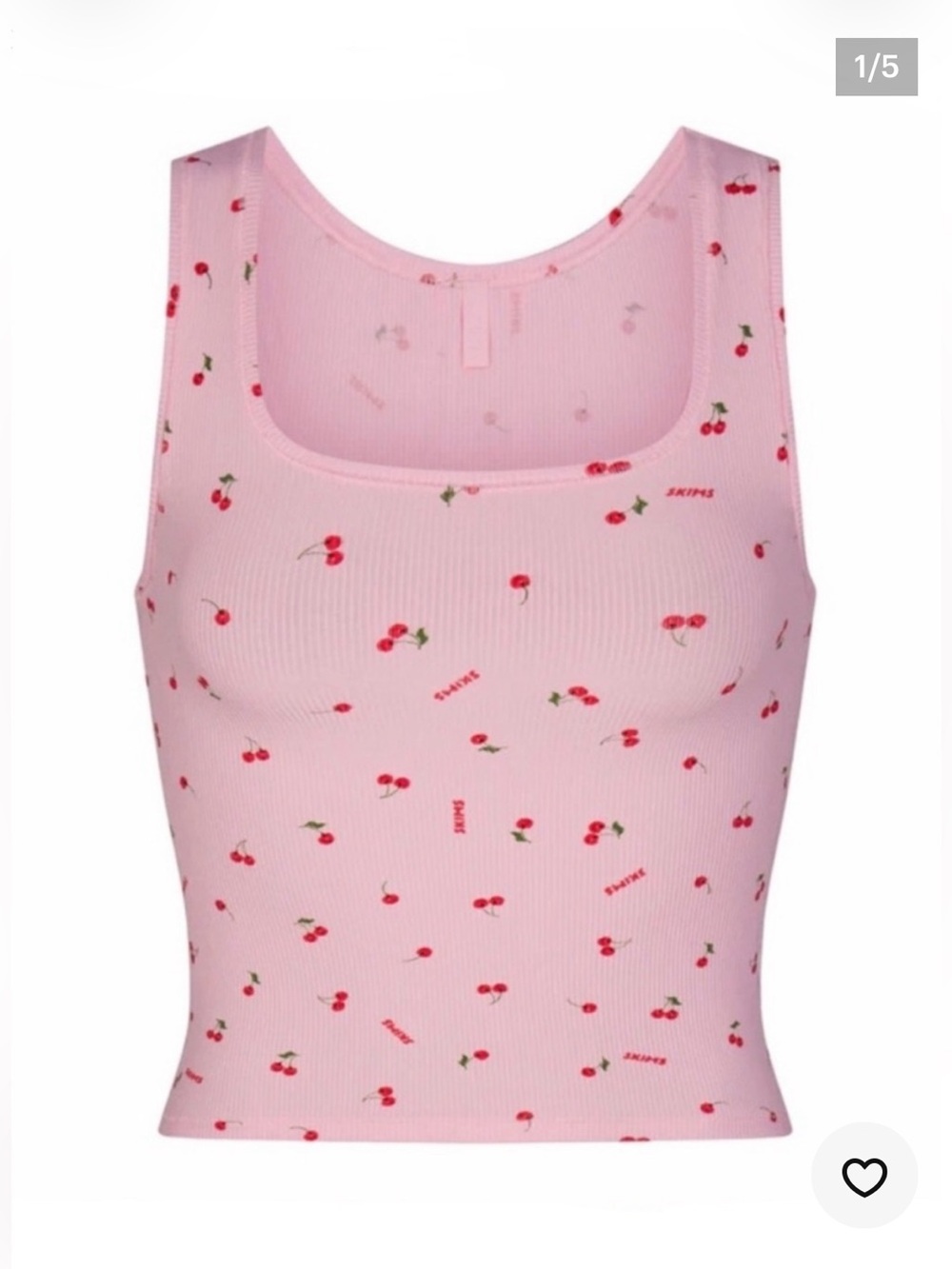 SKIMS Pink Cherry Top